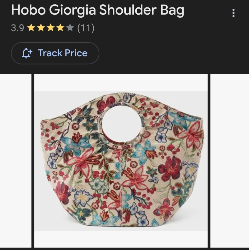 HOBO Giorgia Floral Handbag Limited Edition